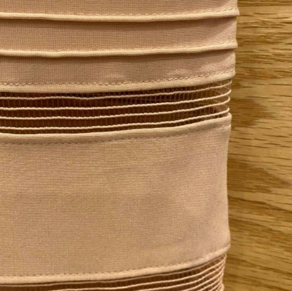 Tadashi Shoji  Pintuck Ruffled Illusion Tank Dress - Picture 5 of 16